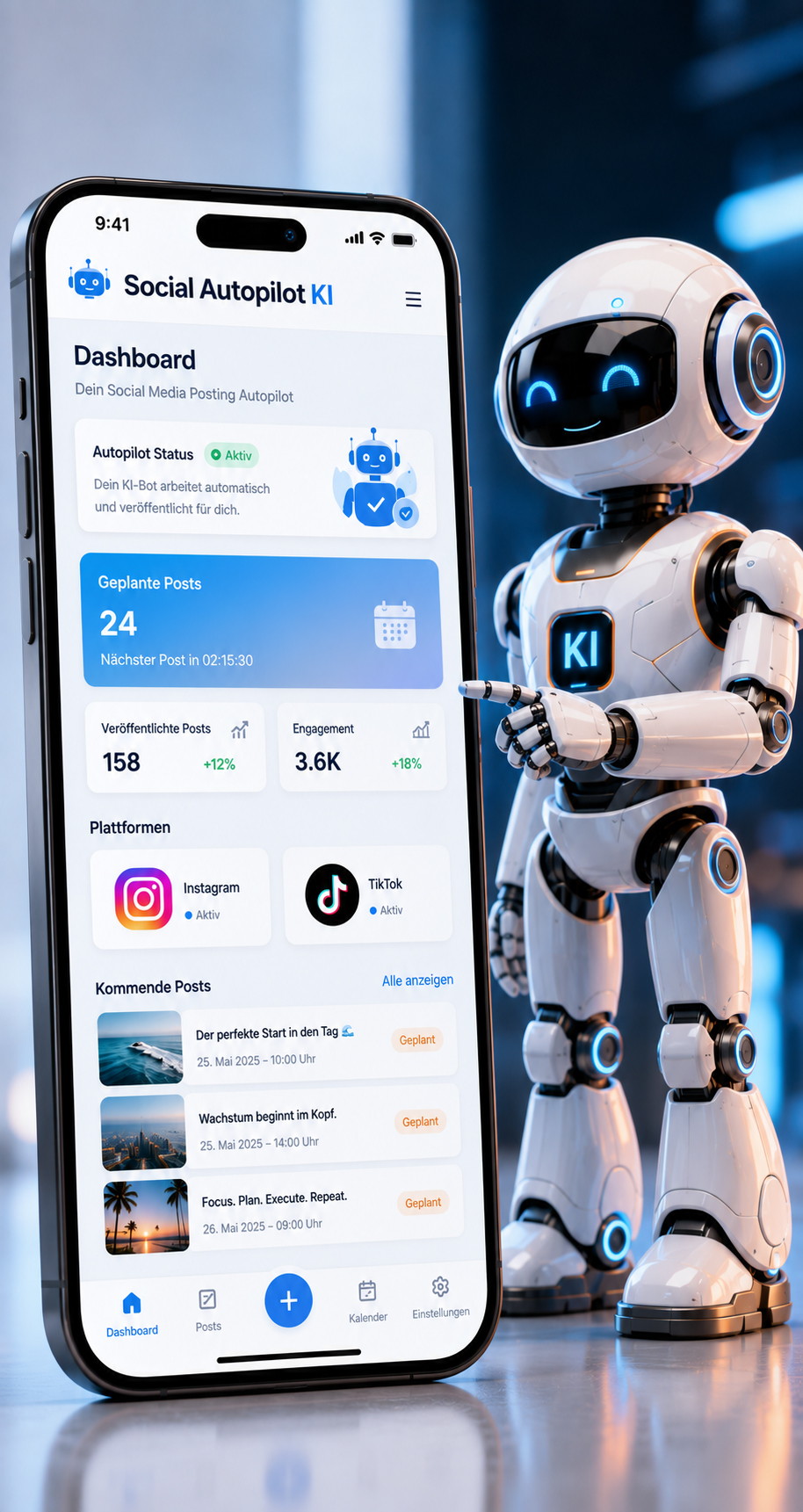 KRONOS Dashboard auf dem Smartphone