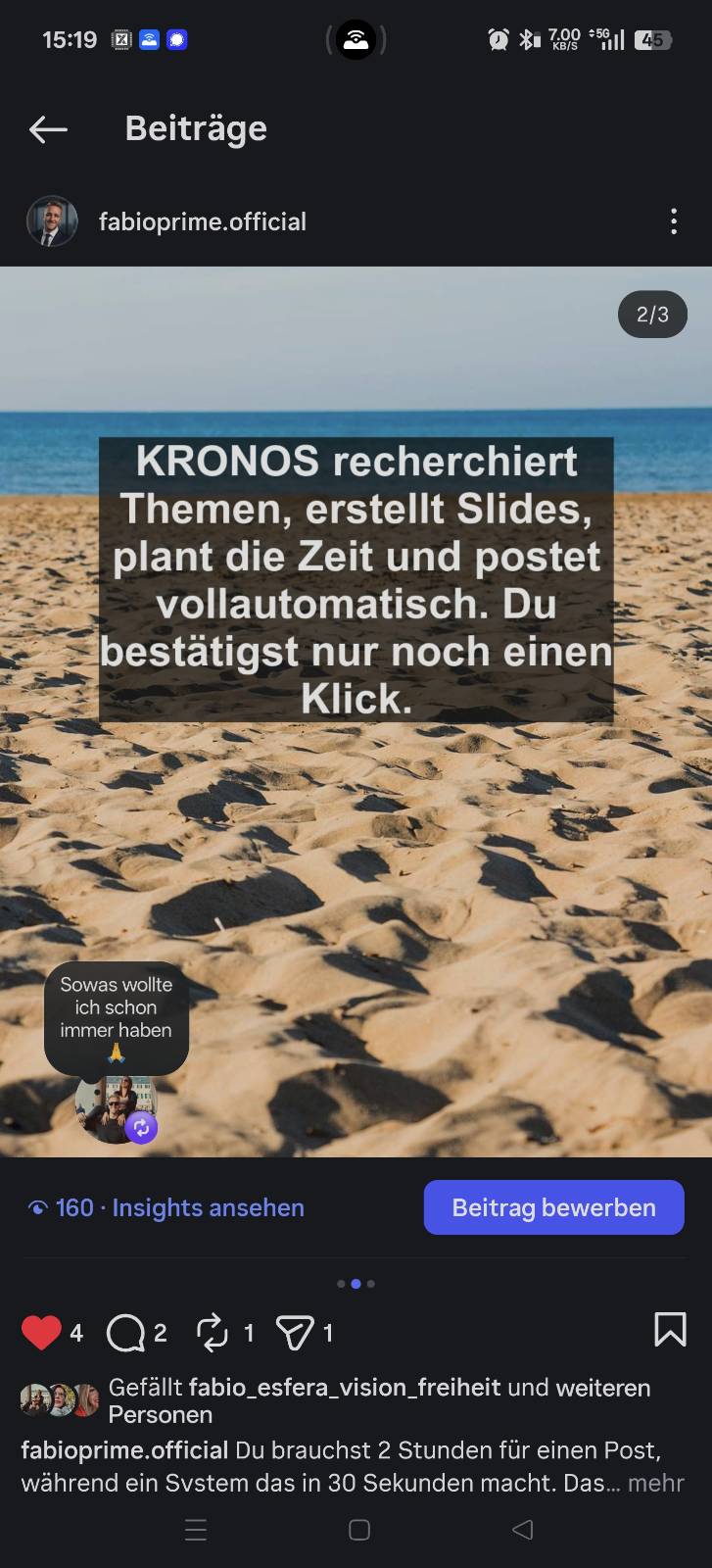 Foto-Karussell Posting Motiv 2